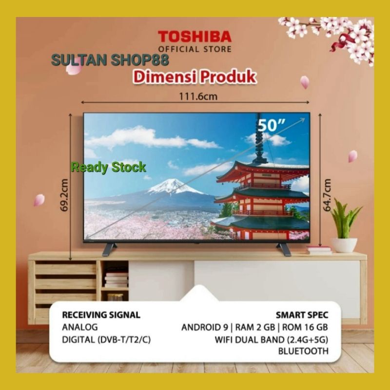 TOSHIBA LED GOOGLE TV 4K UHD 50C350LP 50 INCH DIGITAL TV I 50C350LP TOSHIBA GOOGLE TV