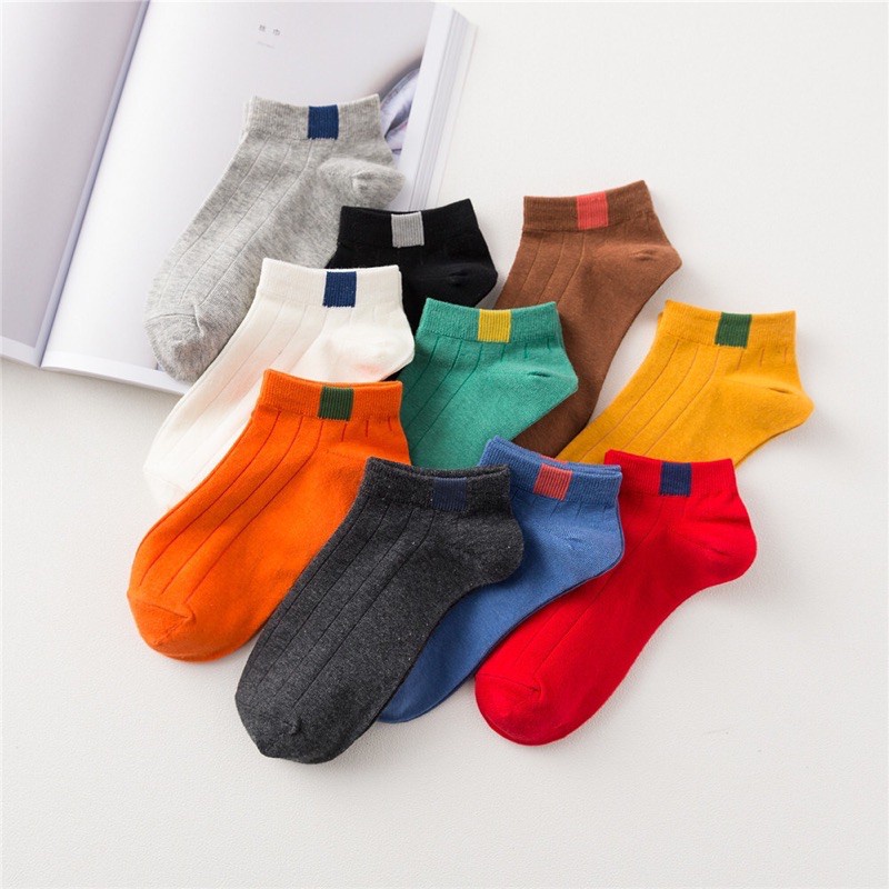 3 PASANG KAOS KAKI PENDEK WANITA DEWASA  ( ANKLE SOCKS  ) KAOS KAKI MATAKAKI WARNA POLOS RANDOM TERMURAH