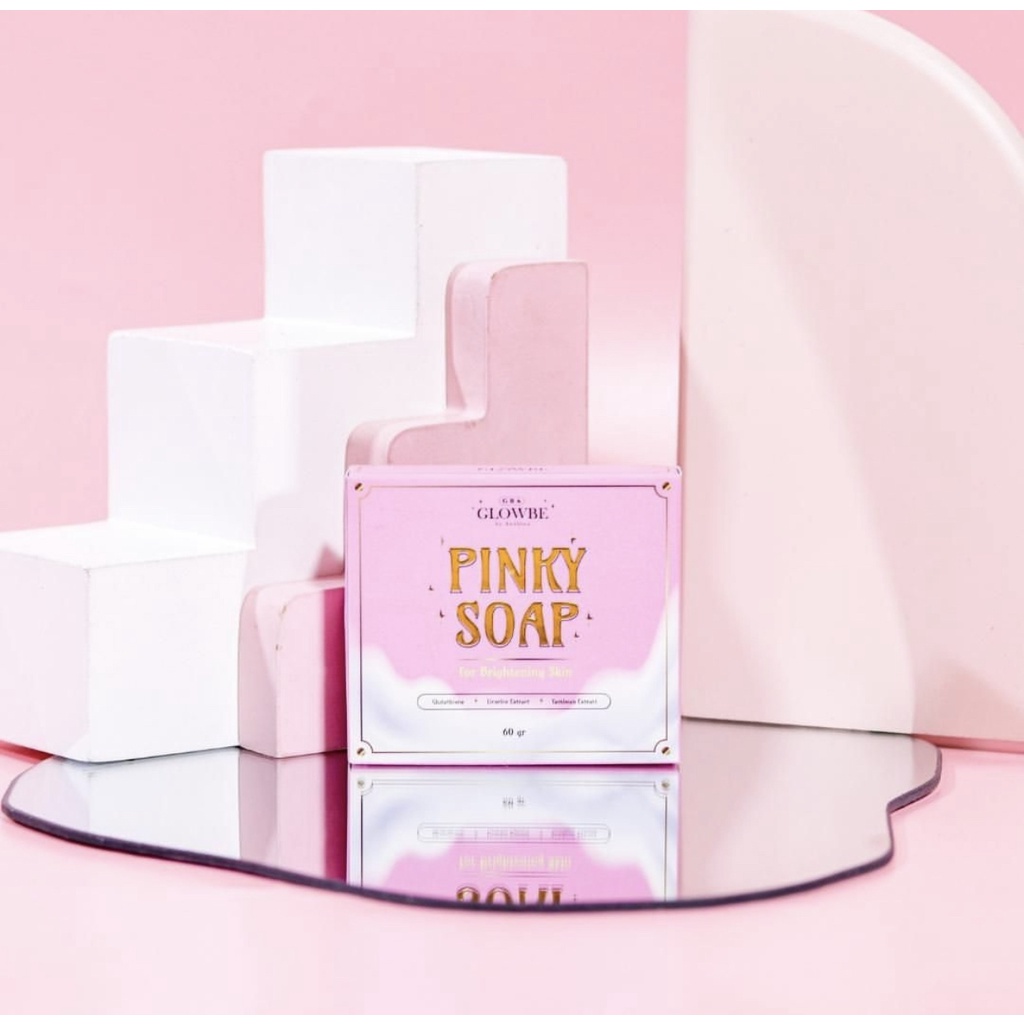 ￼READY!! Glowbe Pinky Soap For Brightening Skin glowbe by andhrea / Sabun Mencerahkan Kulit Glowbe