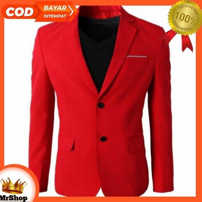 Jas Pria Merah