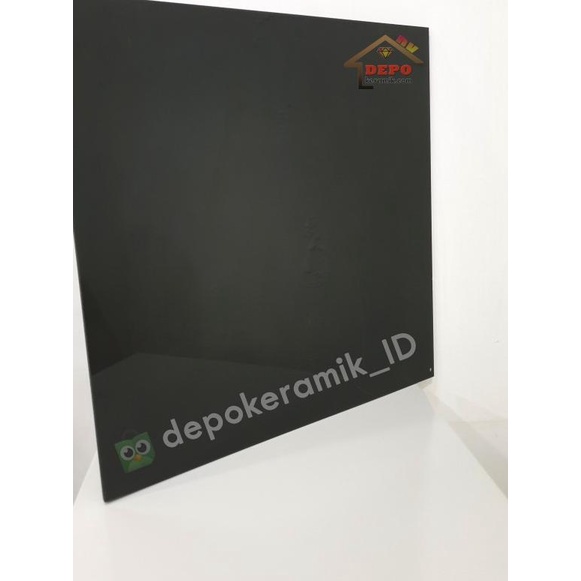 KIA Granit Super Black 60x60 Kw1 Granit Hitam Polos Double Loading