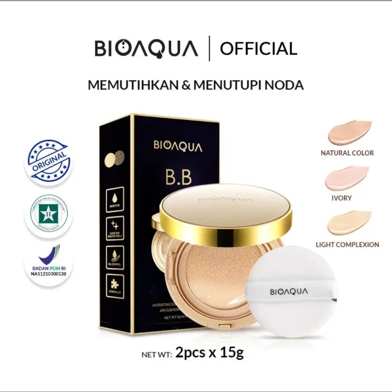Bioaqua Air Cushion BB Cream + Refill