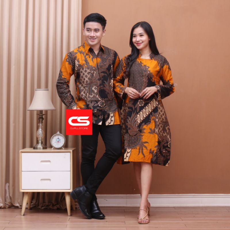 KEMEJA BATIK PROBOSETO KUNING NON FURING KATUN HALUS SRAGENAN SIZE S-XXL HIGH QUALITY