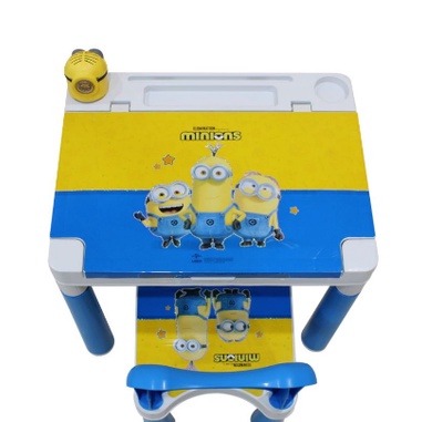 

set meja belajar anak + kursi - motif cewek