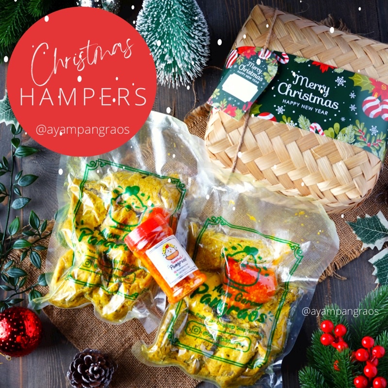 

⭐PROMO!! HAMPERS NATAL FREE SERUNDENG (2 EKOR AYAM DAN 1 ATAU 2 BOTOL SAMBAL BAWANG PEDAS)