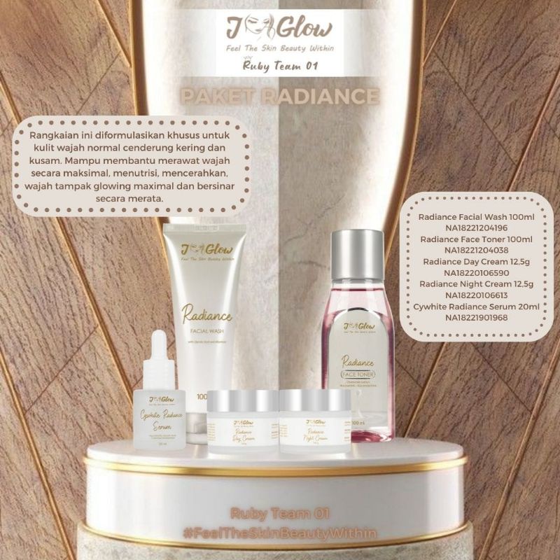 JGLOW PAKET RADIANCE // SKINCARE JGLOW //PAKET PERAWATAN WAJAH BPOM//JGLOW SKINCARE