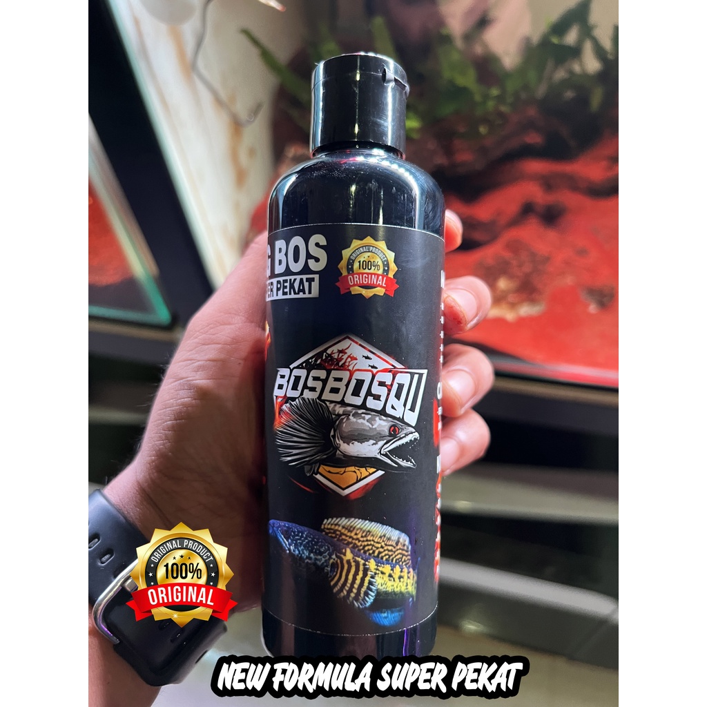 EKSTRAK KETAPANG BOS 250 ml ( KETAPANG LAUT LUMER BLACK WATER PROGRESS CHANNA)