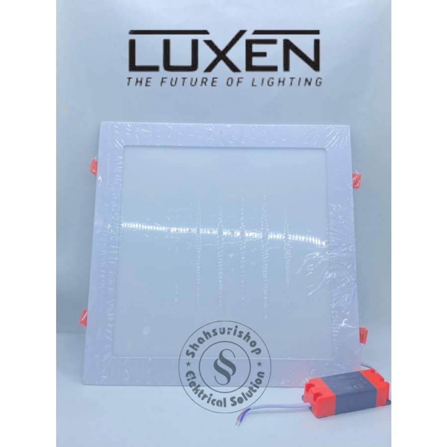 LAMPU DOWNLIGHT LED PANEL LUXEN 24W 24WATT KOTAK IB INBOW TERTANAM