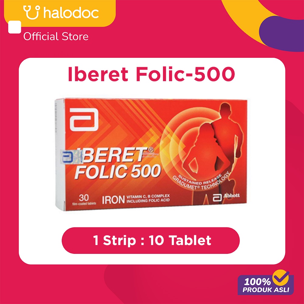 Iberet Folic-500 10 Tablet