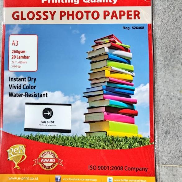 glossy photo paper A3