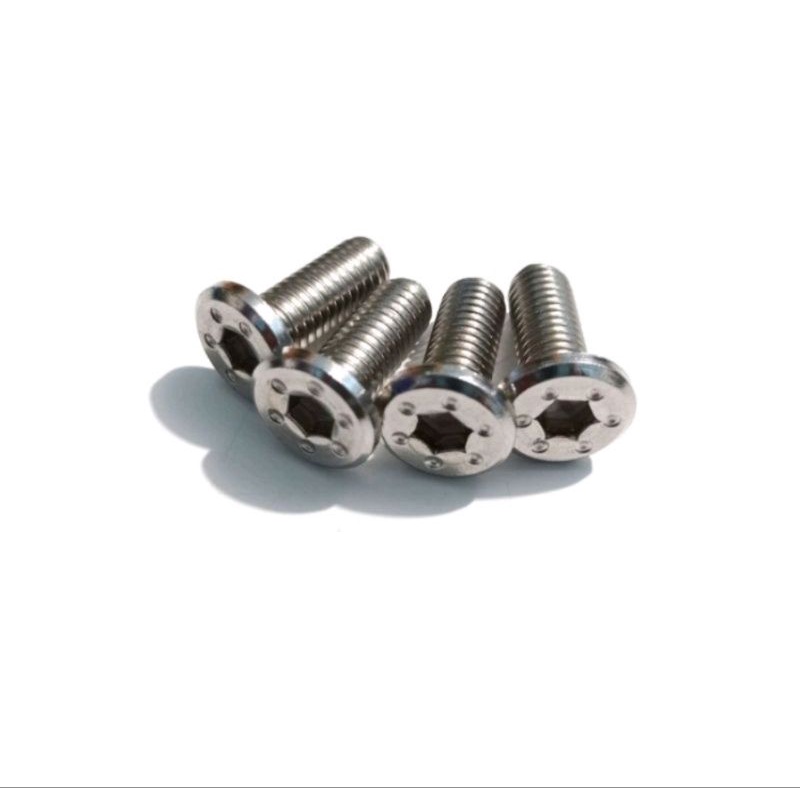 Baut Piringan PROBOL Stainlise pnp universal motor Honda Yamaha Suzuki ( Harga 4 Biji )
