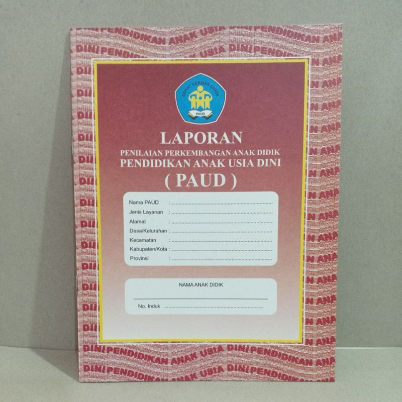 Buku Raport Paud Kecil/A5