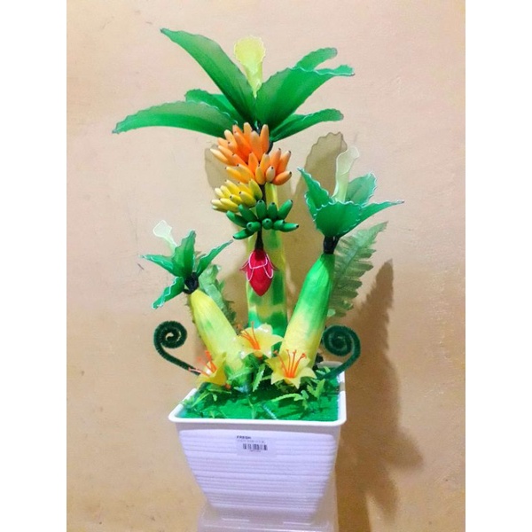 Miniatur pohon pisang/pohon pisang/bunga stoking