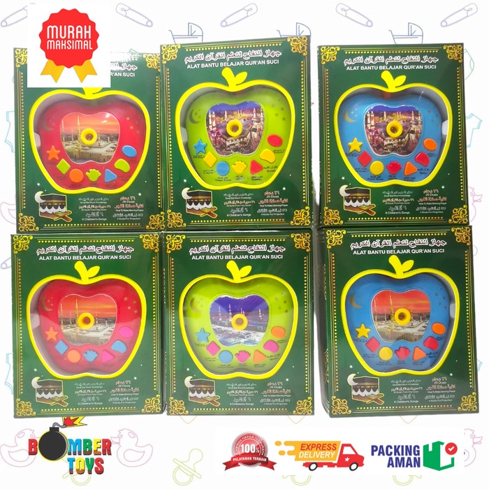 CUCI GUDANG BELI 2 DISKON GEDE MAINAN EDUKASI ALAT BELAJAR QURAN Apel 7 TOMBOL LEARNING Proyektor Murah Arab