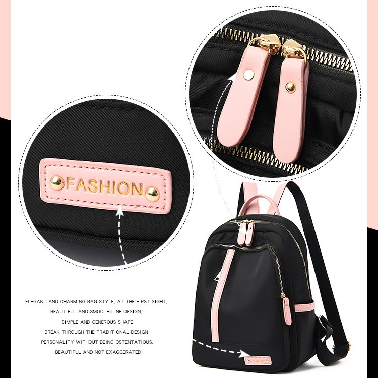 TAS RANSEL WANITA KOREA ANTI AIR HITAM BELLATOR TA698B5 BACKPACK IMPORT GENDONG PUNGGUNG SEKOLAH KULIAH KERJA CEWEK MURAH LUCU FASHION REMAJA KEKINIAN BRANDED BATAM