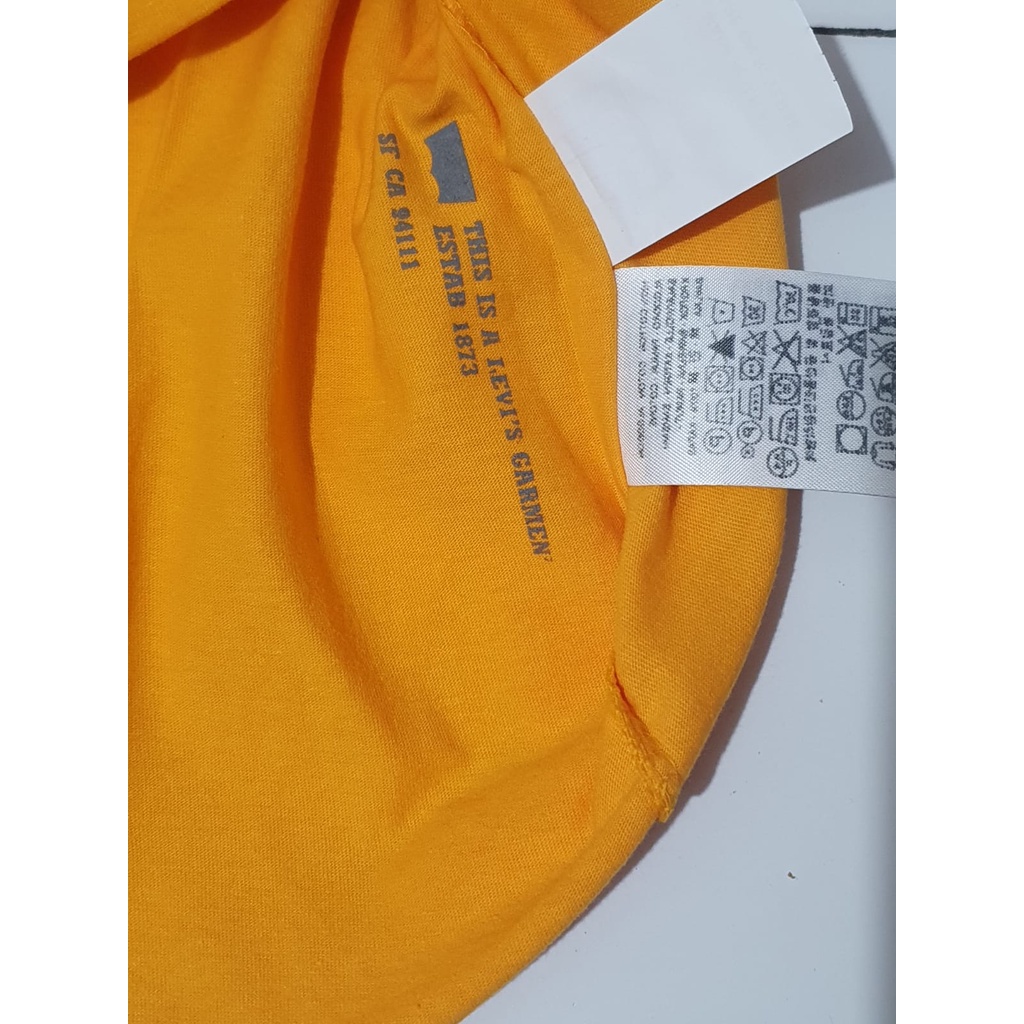 Kaos Levi's Premium - Kaos Pria - Scarred Yellow