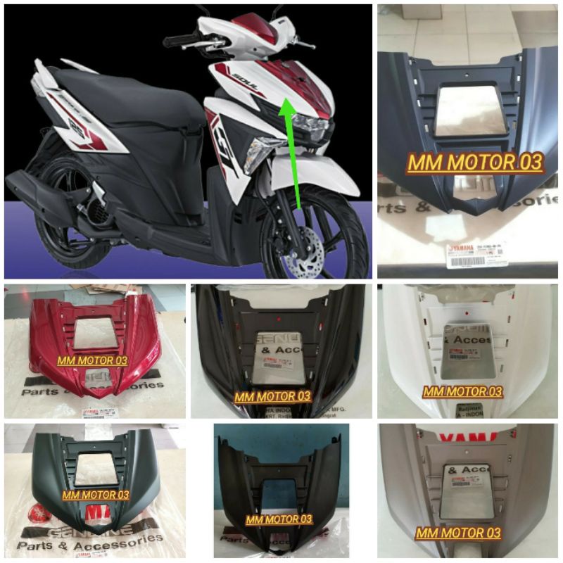 TAMENG DEPAN MIO SOUL GT 125 YAMAHA ORIGINAL YGP