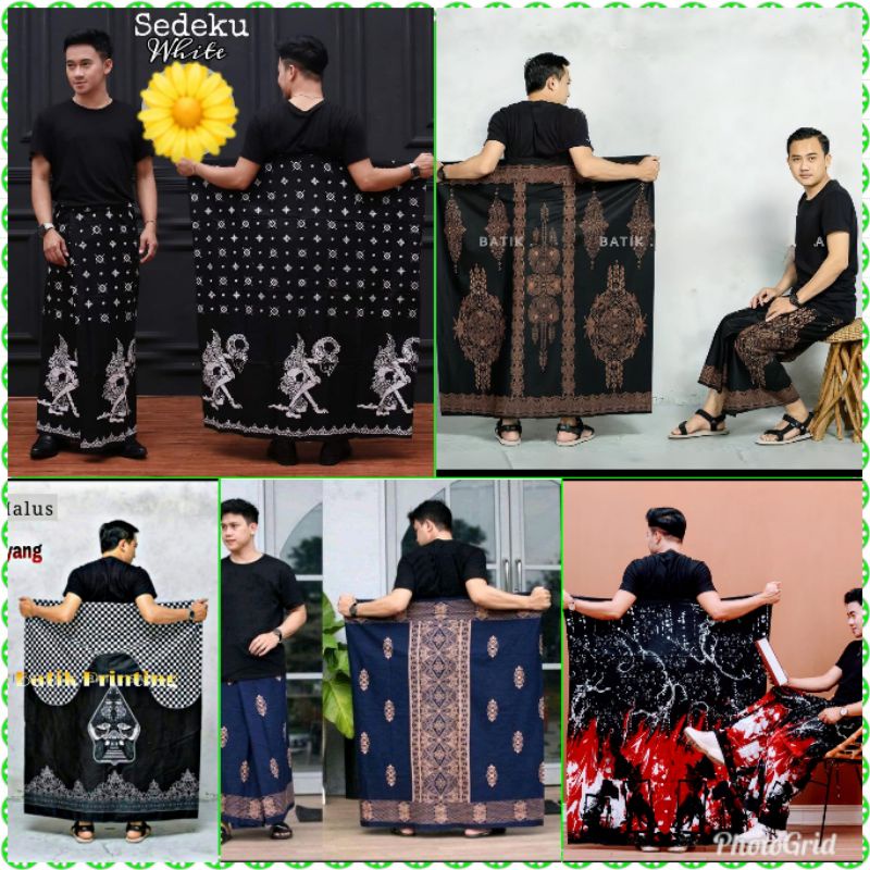 SARUNG BATIK WAYANG,SARUNG PRIA Wanita Motif WAYANG PEKALONGAN