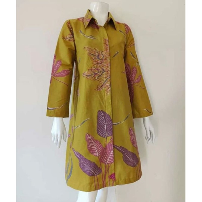 25 MOTIF TUNIK Batik Solo Size Big Full Trikot / Dress Wanita / Atasan Batik / Batik Sragen / Batik 