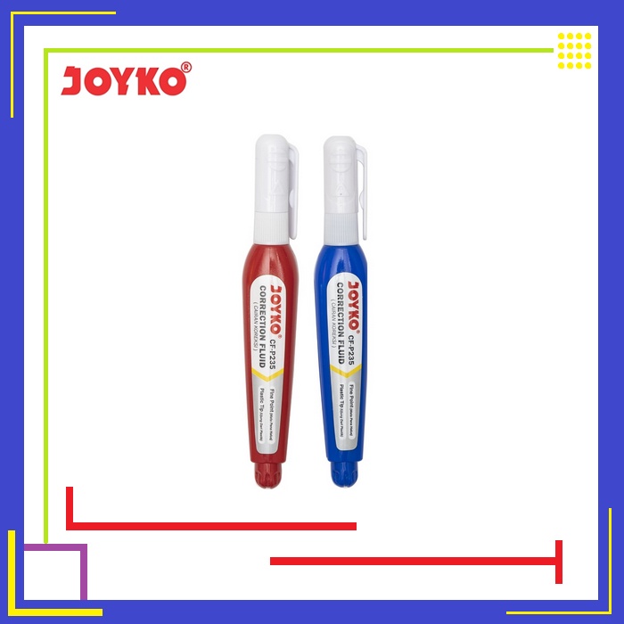 

JOYKO Correction Fluid CF-P235 Cairan Koreksi Penghapus Cair Joyko - 1 Pcs