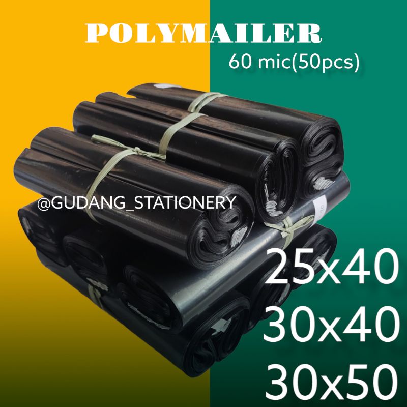 

PLASTIK POLYMAILER ONLINE SHOP/plastik packing olshop /polymailer 30x50 tebal