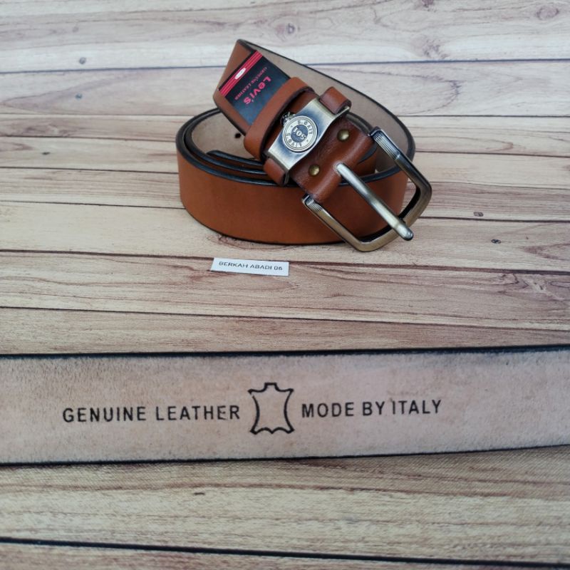 Sabuk Full Asli Kulit Sapi Selapis mode By Italy