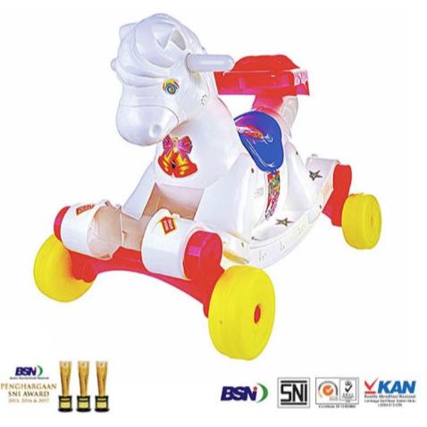 mainan anak mainan dorong kuda kuda an stock ada
