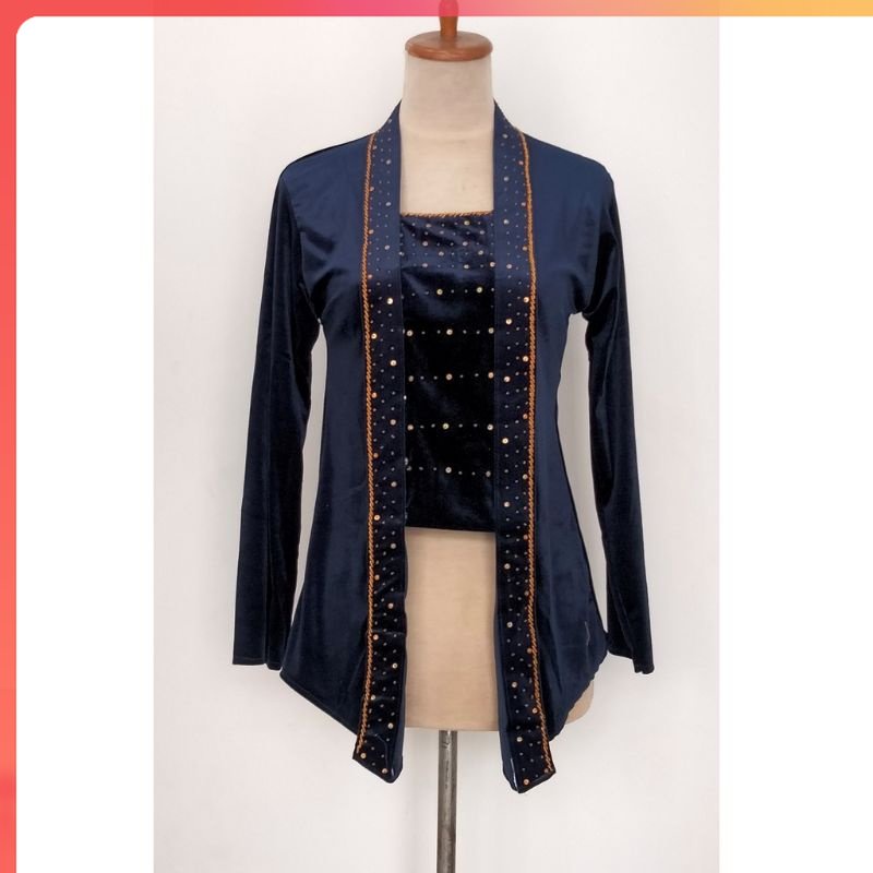 Kebaya Bludru Kutu Baru Payet / Kutu Baru Wedding Payet Kebaya Bludru