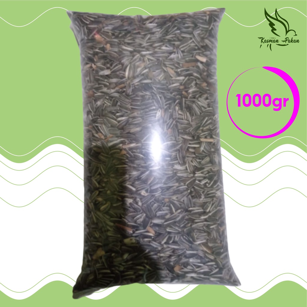 Kuaci hitam hamster lovebird 1kg