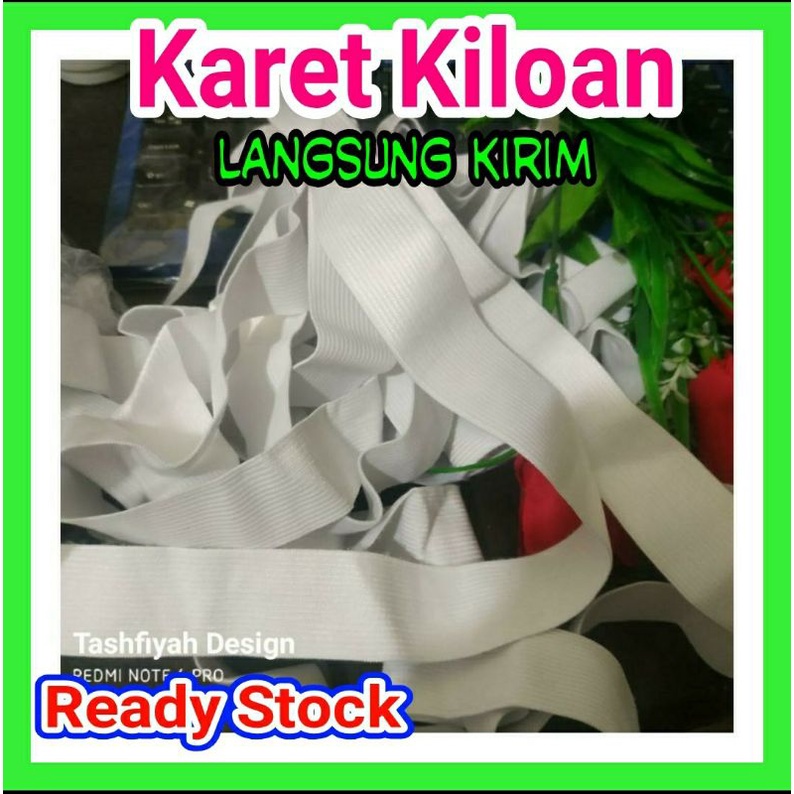 Karet Kolor Roll Elastis Kiloan 2cm 1cm 2,5cm 3cm