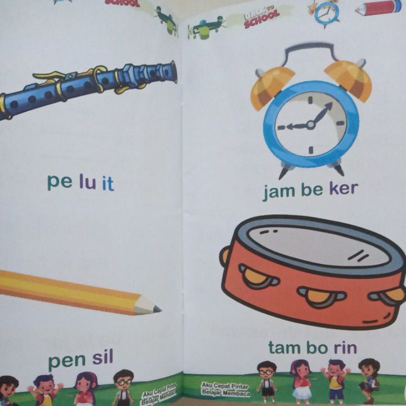 Aku Cepat Pintar Belajar Membaca Untuk Anak Usia 4-6 Tahun / Sandro