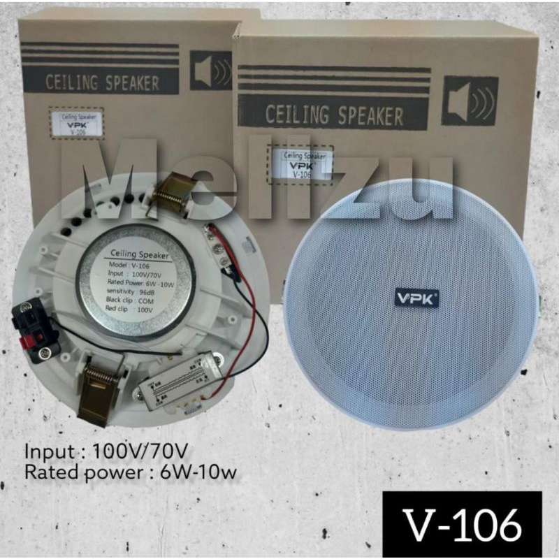 Speaker Ceeling VPK V106 Original 6 inch Speaker Plafon VPK V 106