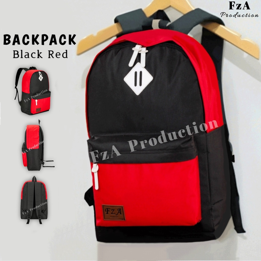 Tas Ransel Distro Tas punggung Tas Ransel Laptop Distro Backpack Original FzA FREE Jam Tangan Sport