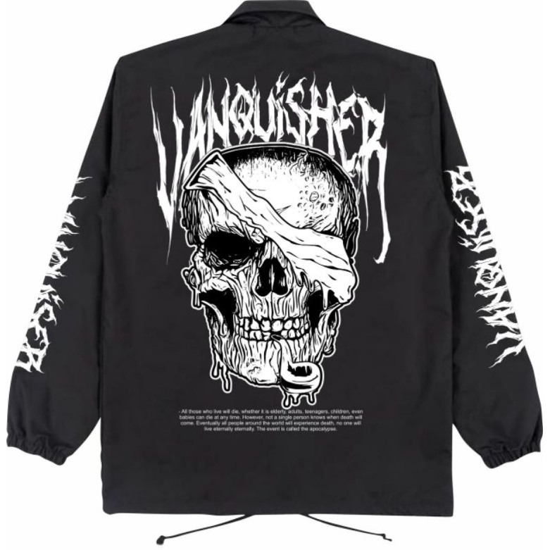 NEW PRODUK JAKET COACH SKULL VANQUISHER//MOTIF TENGKORAK/FASHION PRIA/JAKET PRIA