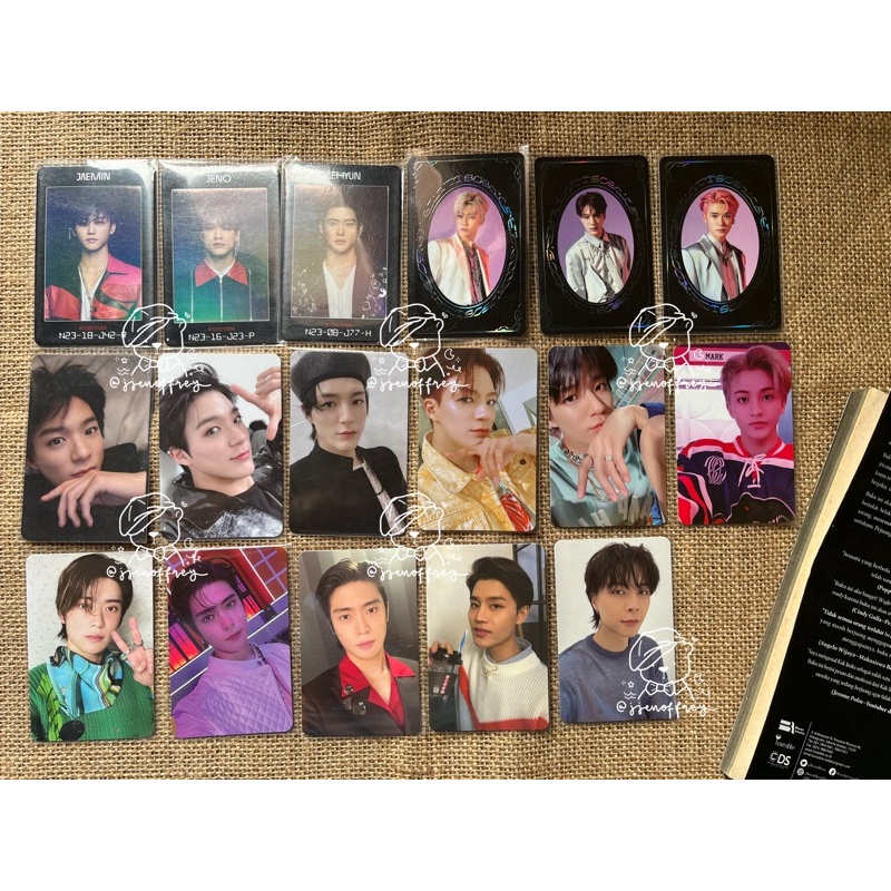 [CLEARANCE SALE NCT PHOTOCARDS] YB AC JAEMIN JENO JAEHYUN MARK ARRIVAL TAEIL EMPATHY DREAM JENO KIHN