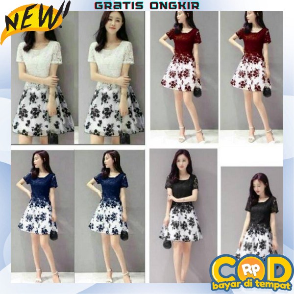 Gaun Kondangan Tanpa Lengan Bsju Sexy Selutut Mini Dress Wanita Kekinian Baju Natal Kekinian Dres Ul