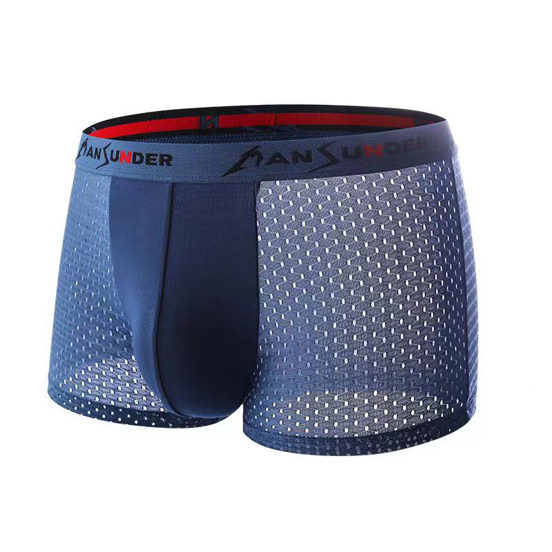 Celana dalam Pria Boxer Man Celana Dalam Pria Sutra Ukuran Big Size Pasir Mesh Bernapas CD65