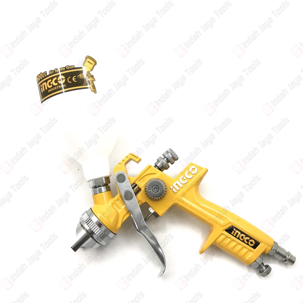 INGCO ASG1061 Spray Gun HVLP 600 ml - Alat Semprot Cat Low Pressure