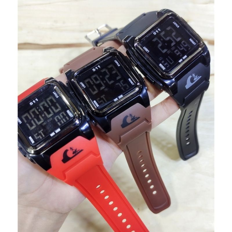 JAM TANGAN DIGITAL 6 WARNA PERSEGI