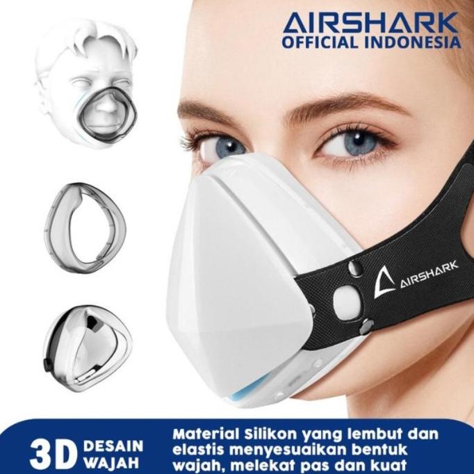 AirShark / AirPro Mask New / Air Shark / Air Pro Mask Masker t-maystoreindonesia