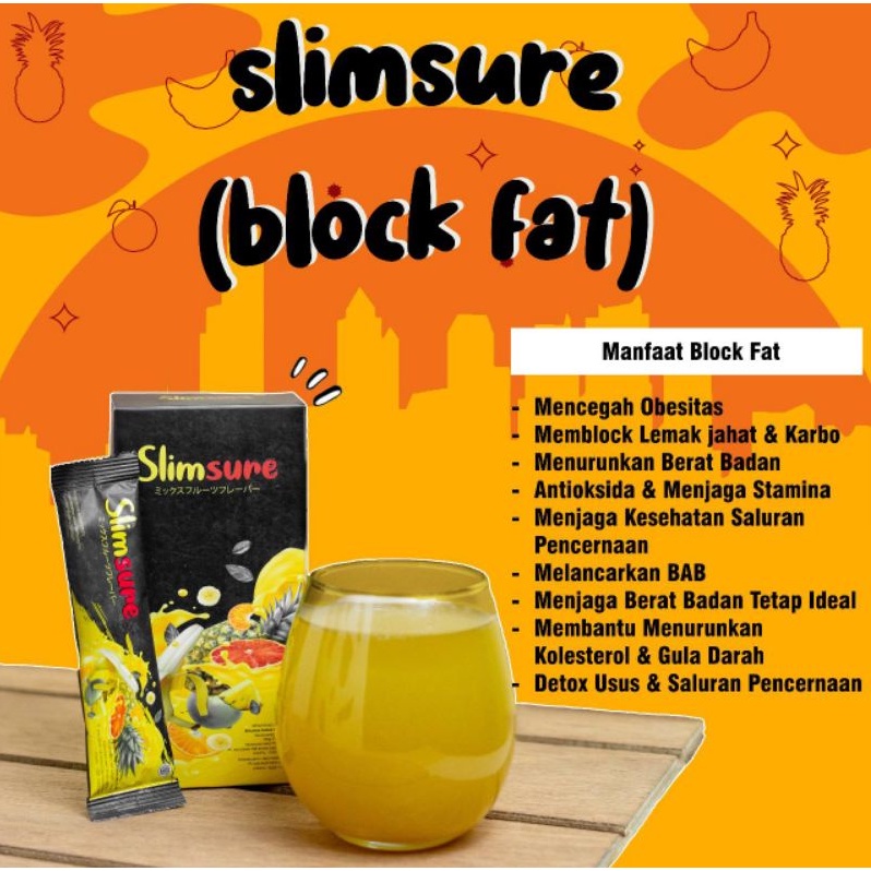 

Minuman Slimsure Blokir Lemak Tubuh - Mix Fruit
