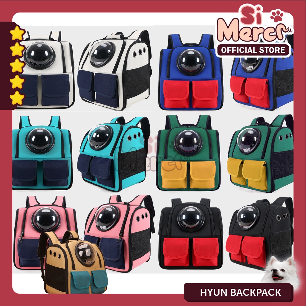 Tas Ransel Anjing Kucing Transparan / Tas Astronot Kucing Anjing / Pet Cargo / Pet Backpack