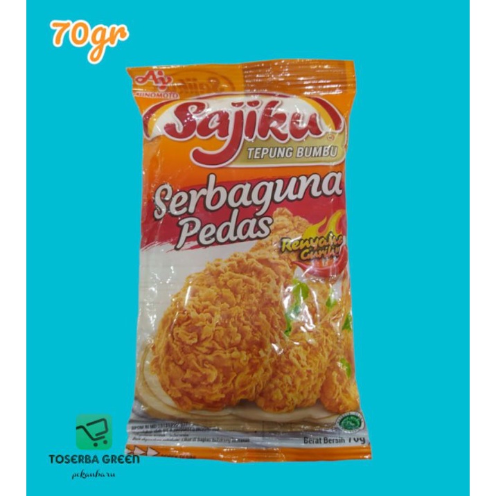 

Sajiku Tepung Bumbu Serbaguna Pedas 70gr