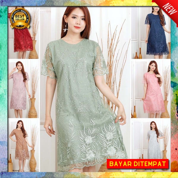 Ghaon Remaja Premium Murah Dress Wanita Terbaru Dres Natal Pesta Deres Waita Import Gaun Kasual Kore
