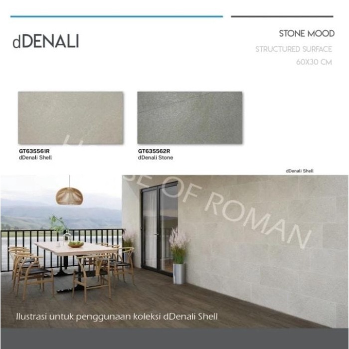 Roman Granit dDenali Shell 60x30 GRADE A