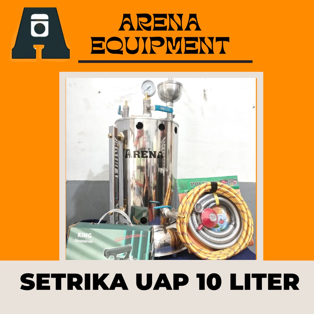 SETRIKA UAP BOILER 10 Liter GESER