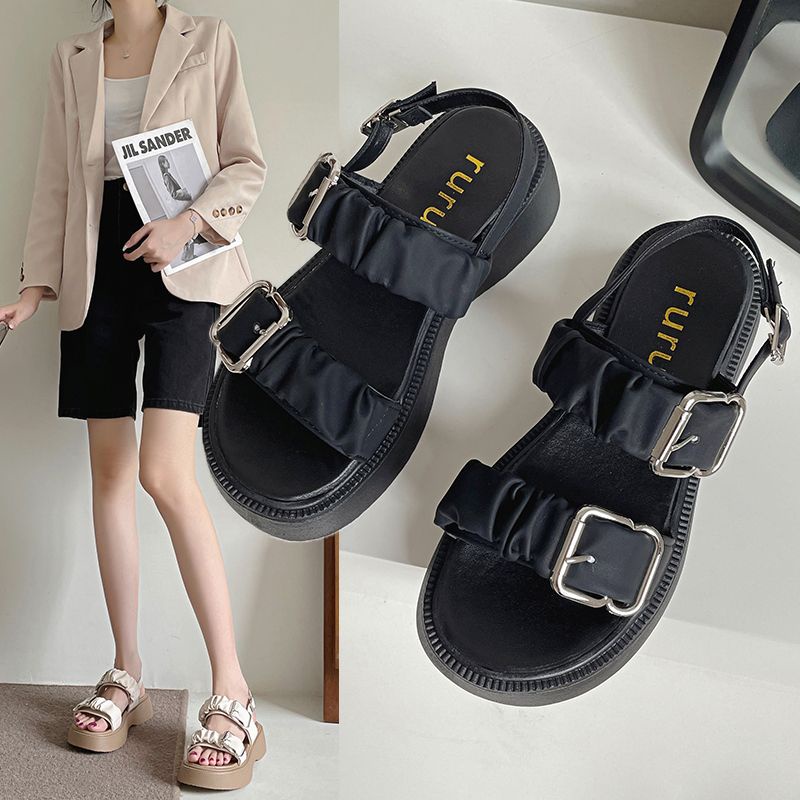 NFL88 - Sandal Tali Wedges Fashion Wanita Import