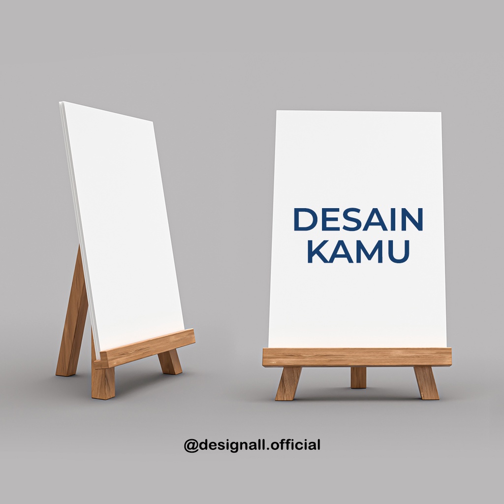 

Designall Kalender Meja / Kalender Duduk Plus Wooden Easel Tahun 2023 CK