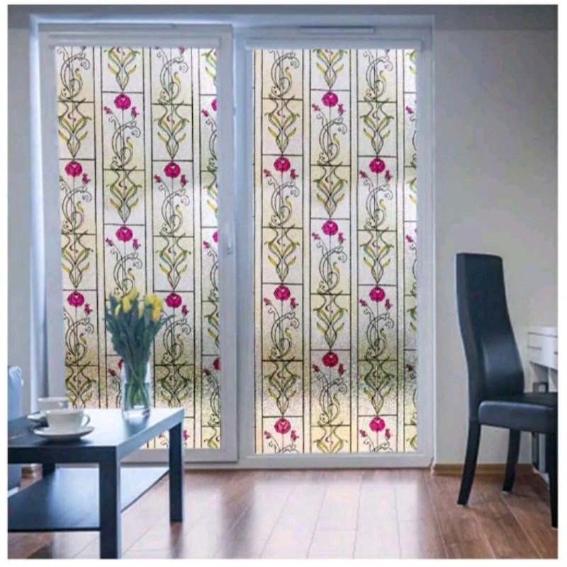 Stiker Kaca Film Jendela Rumah Stiker Kaca Motif Patri