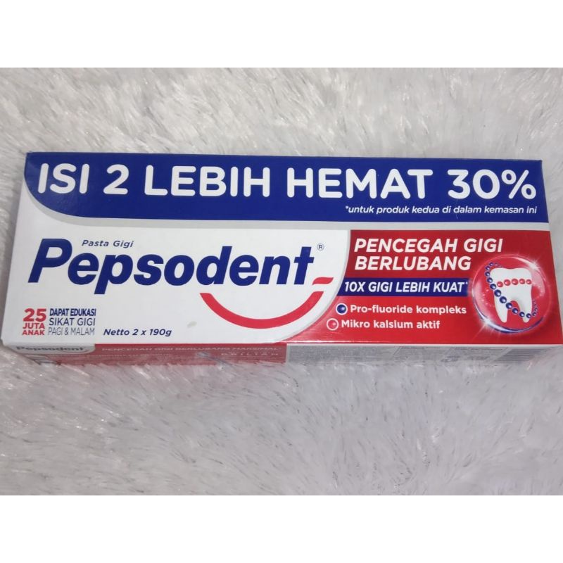 Pepsodent Gigi Berlubang 2 x 190 gram